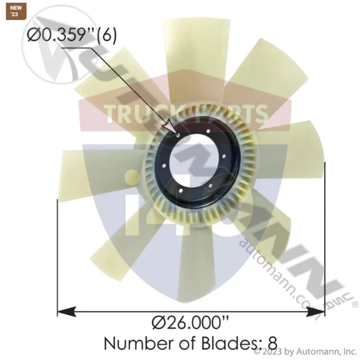 25080552 Fan Blade For Mack - Fan Blades