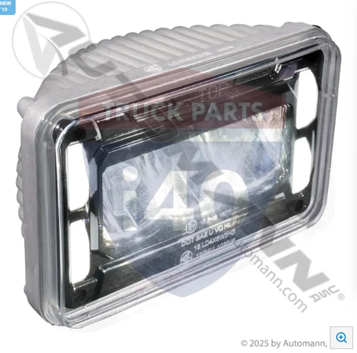 Automann 571.LD4X6W3HB Headlamp High Beam 4inX6in LED - Headlamp High Beam 4inX6in LED