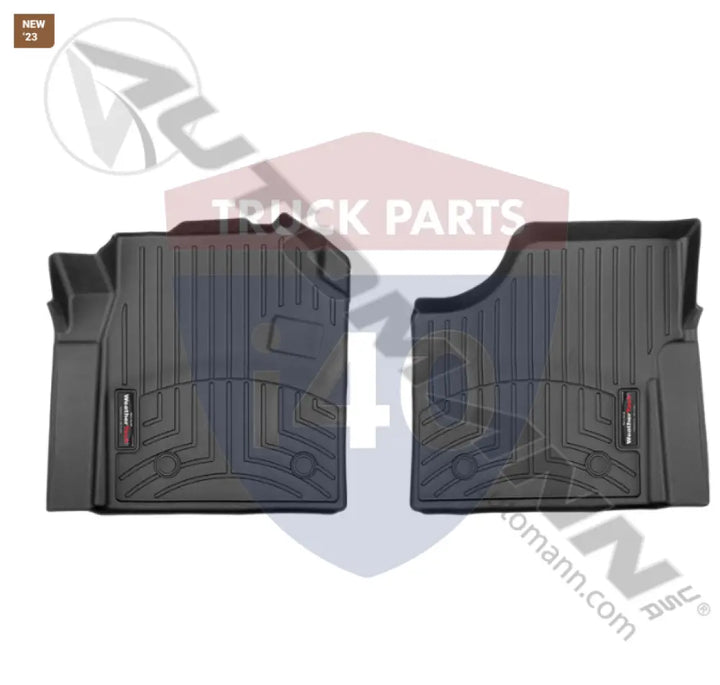 Automann 562.4416251V Floor Mat Pair Kenworth Peterbilt Molded - Floor Mat Pair Kenworth Peterbilt Molded