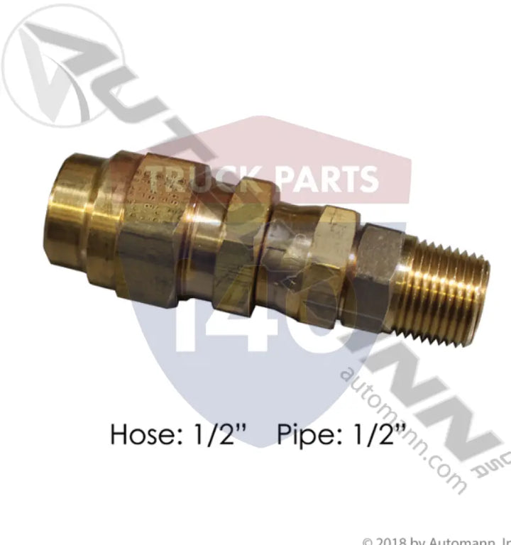 Automann 177.16948D Swivel Hose Coupling 1/2IN 1/2NPT - Coupling w/o Springs
