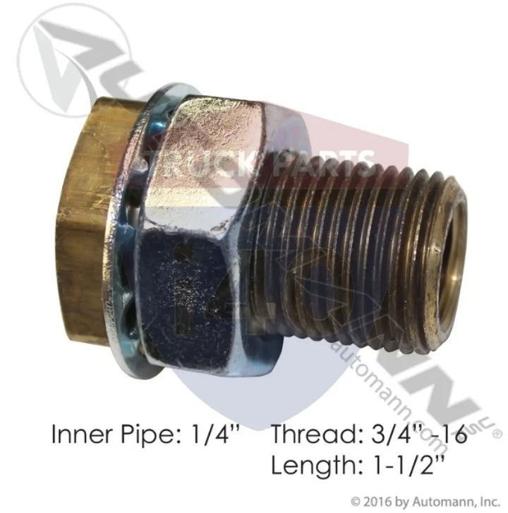 E8622 Bulkhead Coupling 1-1/2in For Euclid - Bulkhead Couplings