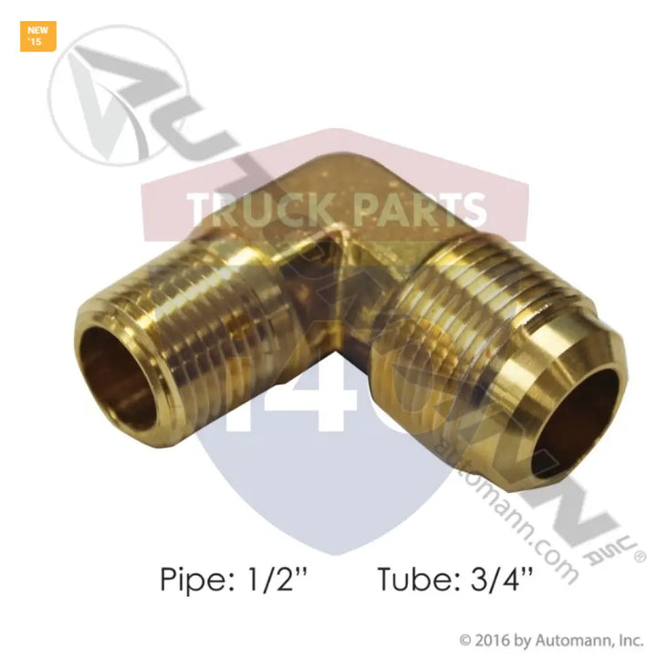 49X12 Male Elbow 3/4in SAE 1/2in Pipe For Eaton - Male 90° Elbows