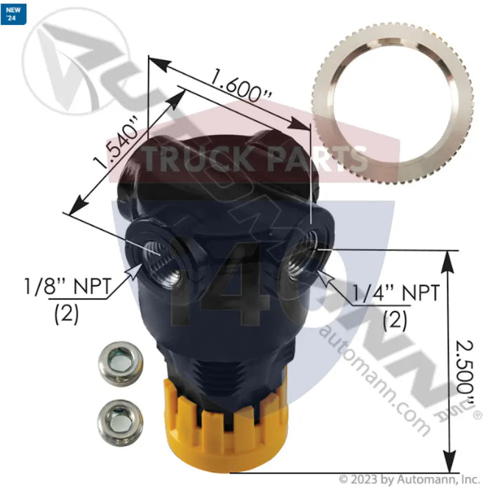 Apsco RK1600 Pressure Regulator 0-125 PSI APSCO - Pressure Reducing Valves