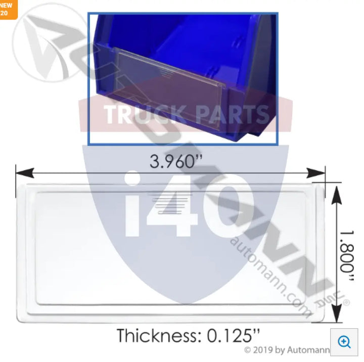 Automann ZPBLH2 Label Holder For Plastic Bin - Bins