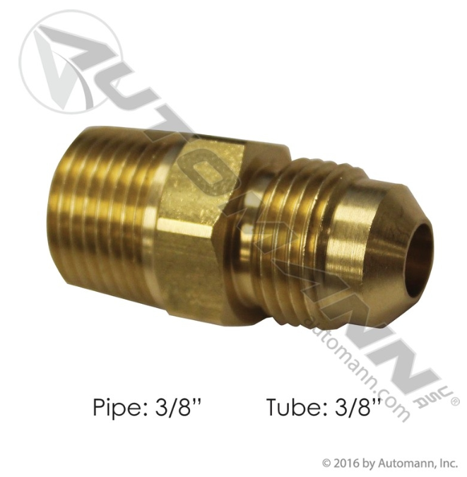 014866 Male Connector 3/8in SAE 3/8in Pipe For Velvac