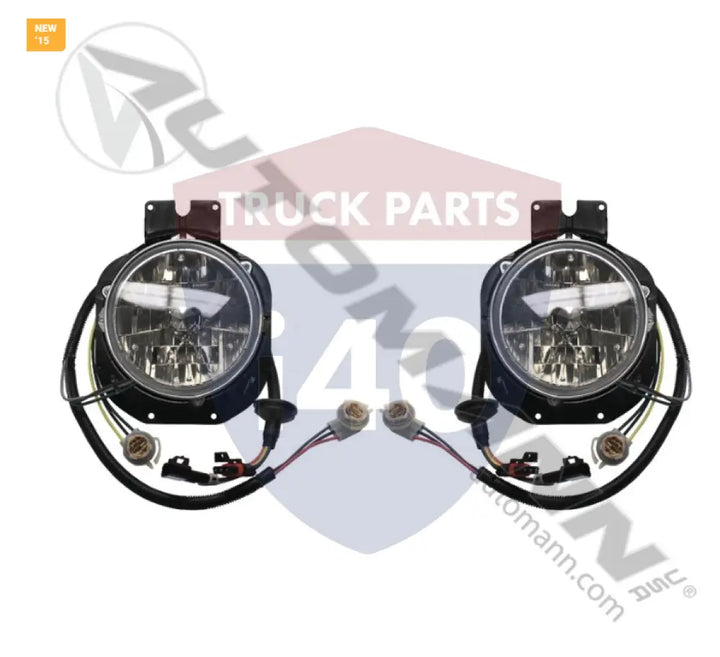 Automann 564.46006 Headlamp Set Outer Freightliner - Headlamp Set Outer Freightliner