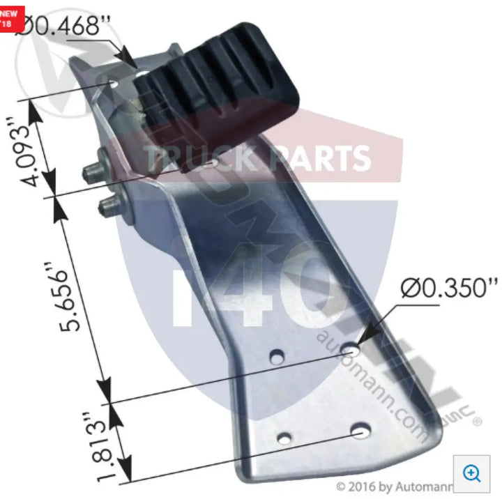 L11-6167 Hood Guide Bracket Lower LH For Peterbilt - Hood Guide Bracket Lower LH Peterbilt