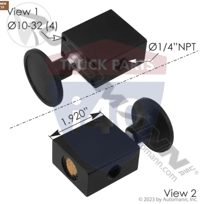 320188 Push Pull Valve 3 Way For Velvac - Air Pilot