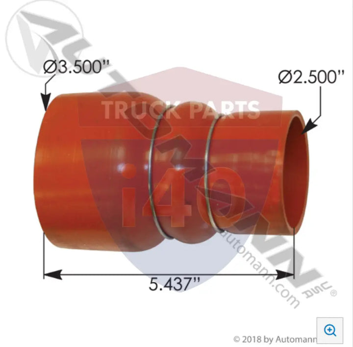 Automann 561.143523 Coolant Hump Hose Reducer Hot Side - CAC Hose Reducers - Hot Side