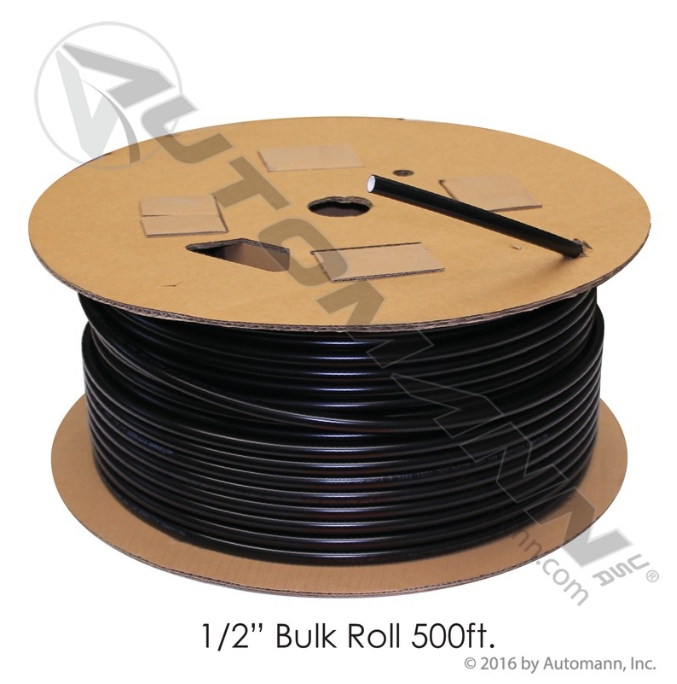 Automann 177.5009 Nylon Tubing 1/2in OD 500FT Black