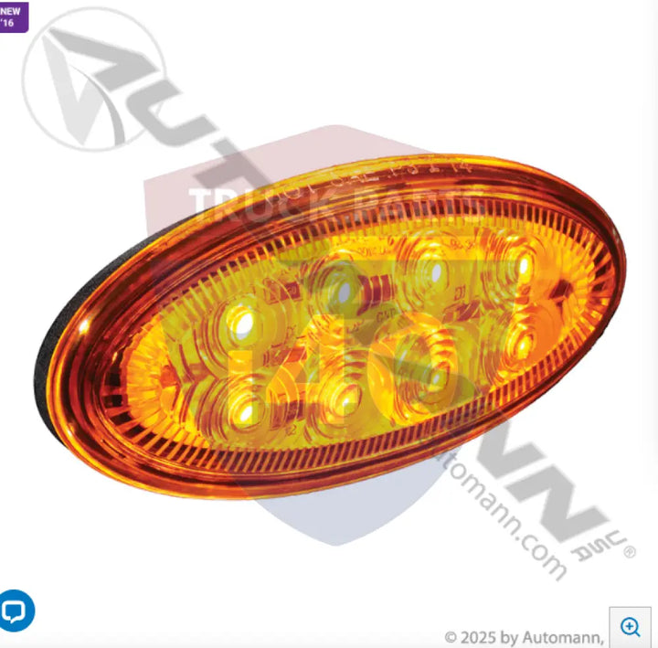 M63122Y LED Side Marker Amber LH & RH Peterbilt For Maxxima - LED Side Marker Amber LH & RH Peterbilt