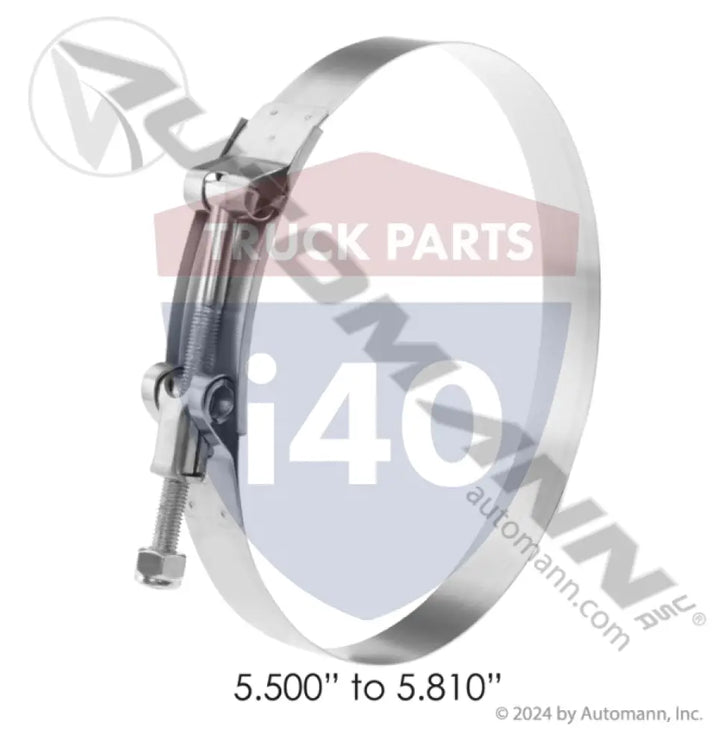 Breeze TB550 T-Bolt Clamp 5.50in to 5.81in - T-Bolt Clamps - Standard