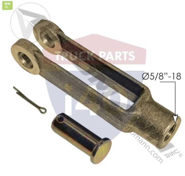 Automann 179.YK5820 Clevis Kit 5/8in Pin 5/8in-18 Extended - Clevis Assemblies