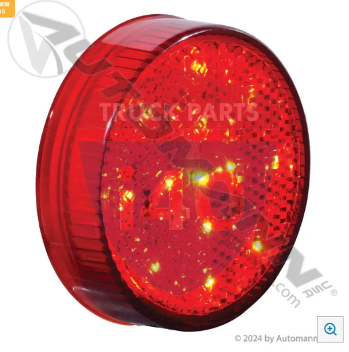 MCL59RB Marker Light Reflex LED 2-1/2in Red For Optronics - Marker Light Reflex LED 2-1/2in Red