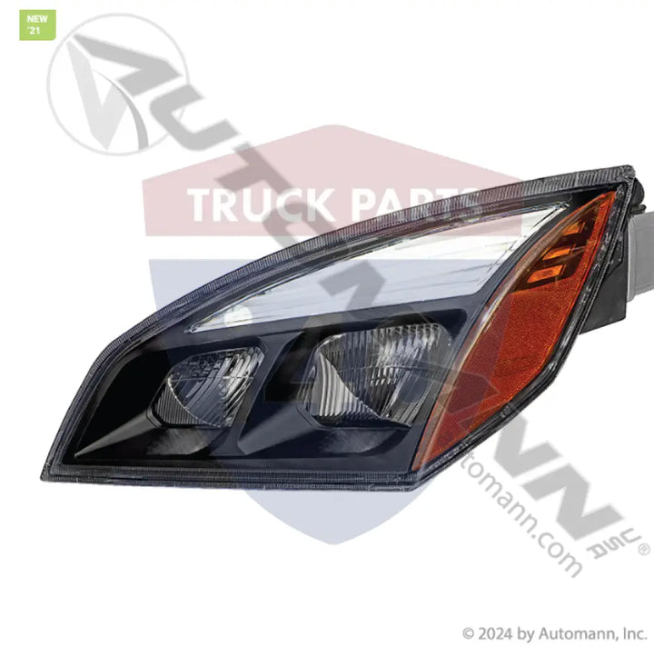 6601405010 Headlamp LH Black LED For Freightliner P4 - Headlamp LH Black LED Freightliner P4