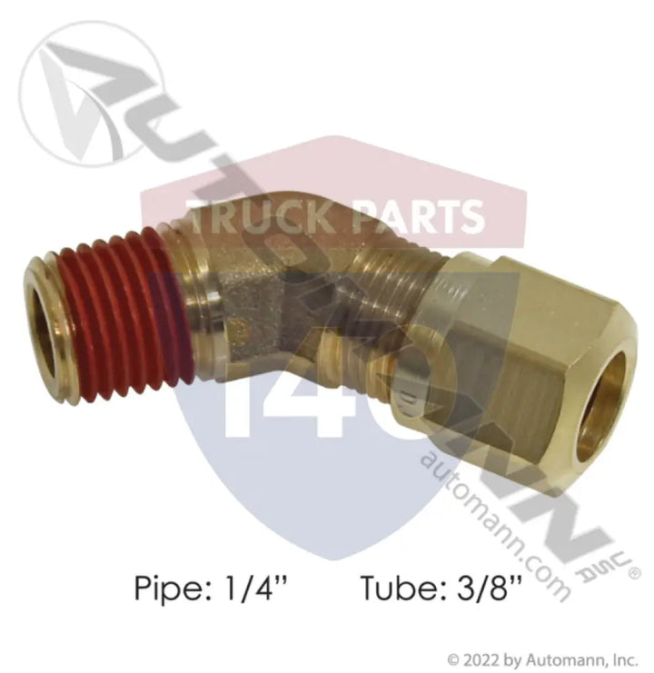 279NTA64 45 DEG Male Elbow 3/8IN 1/4NPT For Parker - Male 45° Elbows