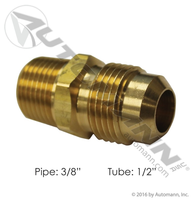 014886 Male Connector 1/2in SAE 3/8in Pipe For Velvac