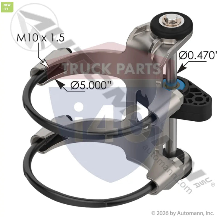 M166048 Exhaust Slider Clamp Assy Peterbilt LH For Paccar - Exhaust Slider Clamp Assy Peterbilt LH