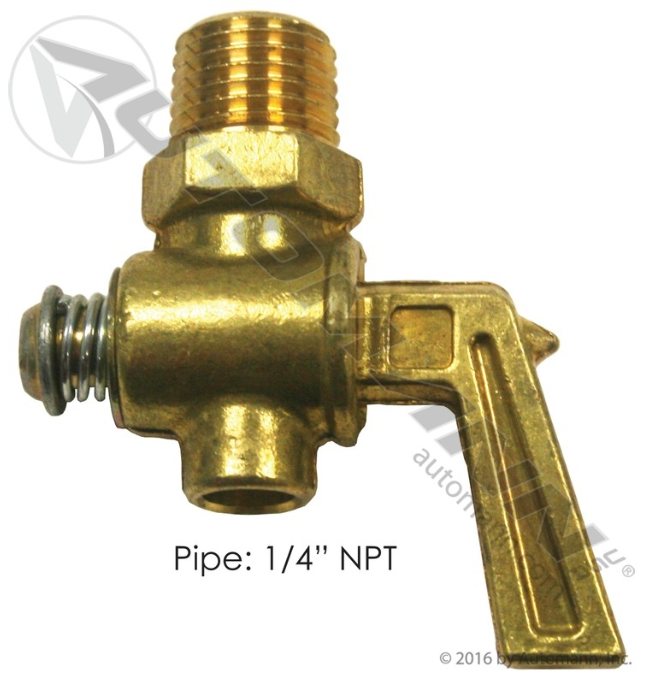 036003 Ground Plug Shutoff Cock 1/4in NPT For Velvac