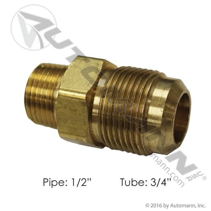 014818 Male Conector 3/4in SAE 1/2in Pipe For Velvac