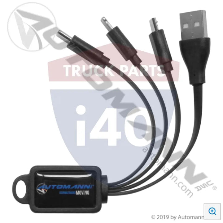 Automann CAT-USBCA001 4-in-1 USB Charger Cable - Miscellaneous Promotional Products