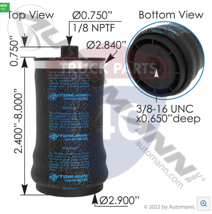 7079 Air Spring Cabin IHC For Firestone - Air Spring Cabin IHC