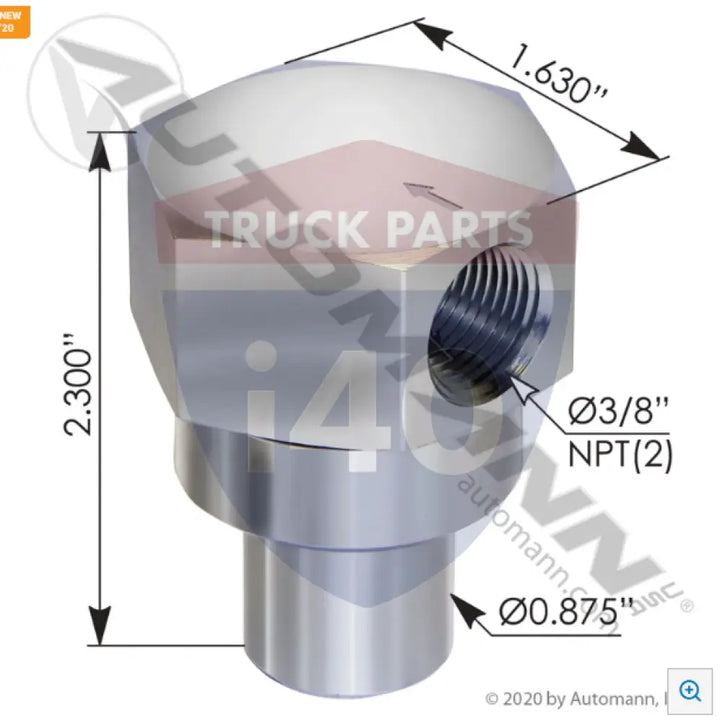 Automann 170.3870VA Pressure Protection Valve 3/8in NPT - Pressure Protection Valves