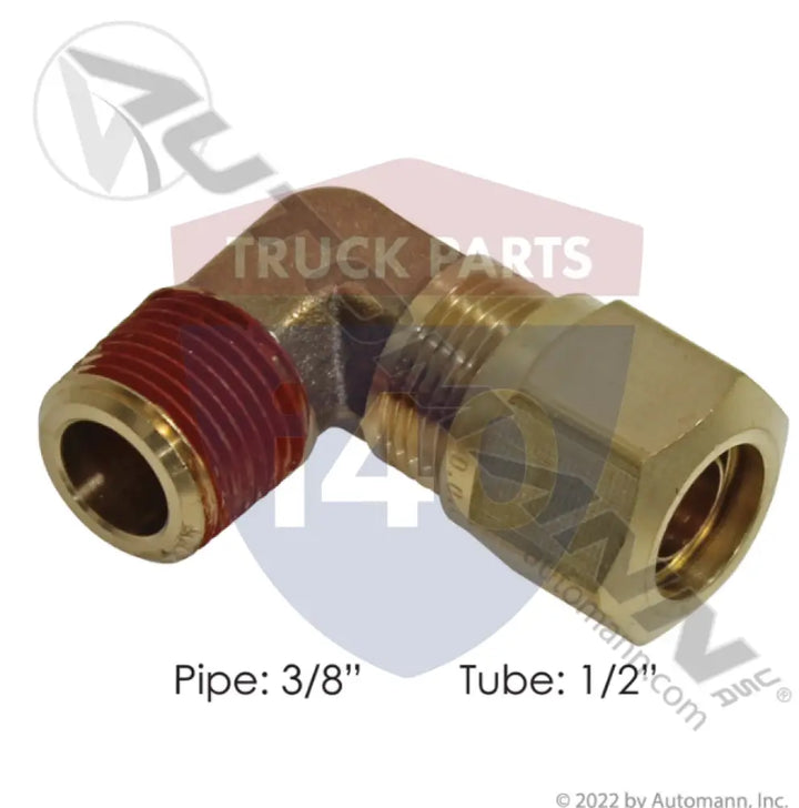 269NTA86 Male Elbow DOT 1/2IN 3/8NPT For Parker - Male 90° Elbows