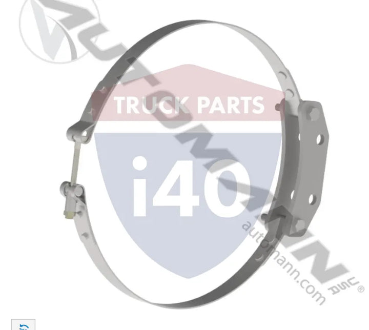 Automann 562.U591061SS SCR Mounting Strap Kenworth - SCR Mounting Strap Kenworth