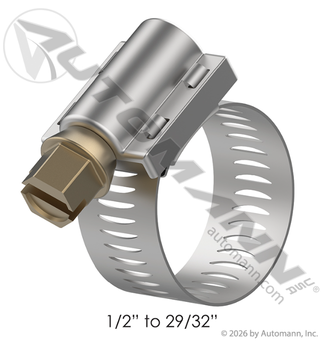022308 Hose Clamp 0.50in to 0.91in For Velvac