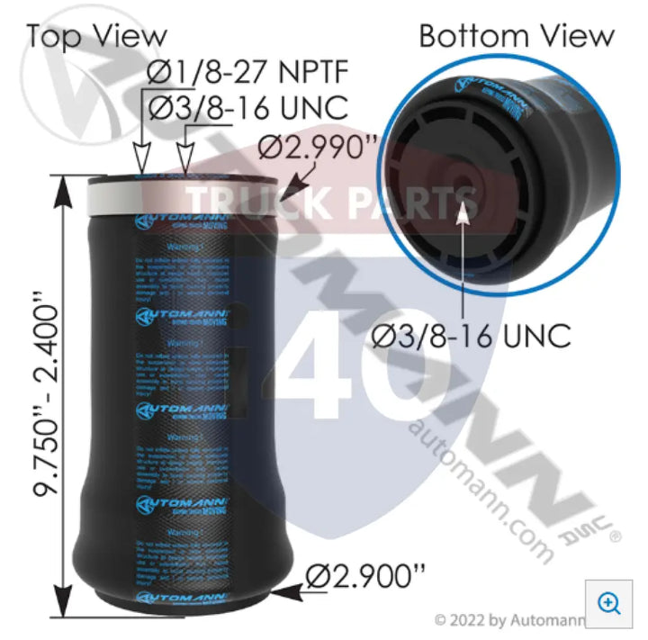 W023587103 Air Spring Cabin For Firestone - Air Spring Cabin
