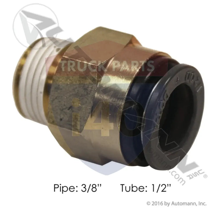 Automann 177.11688C PLC Male Connector 1/2 3/8in - Male Connectors-Composite