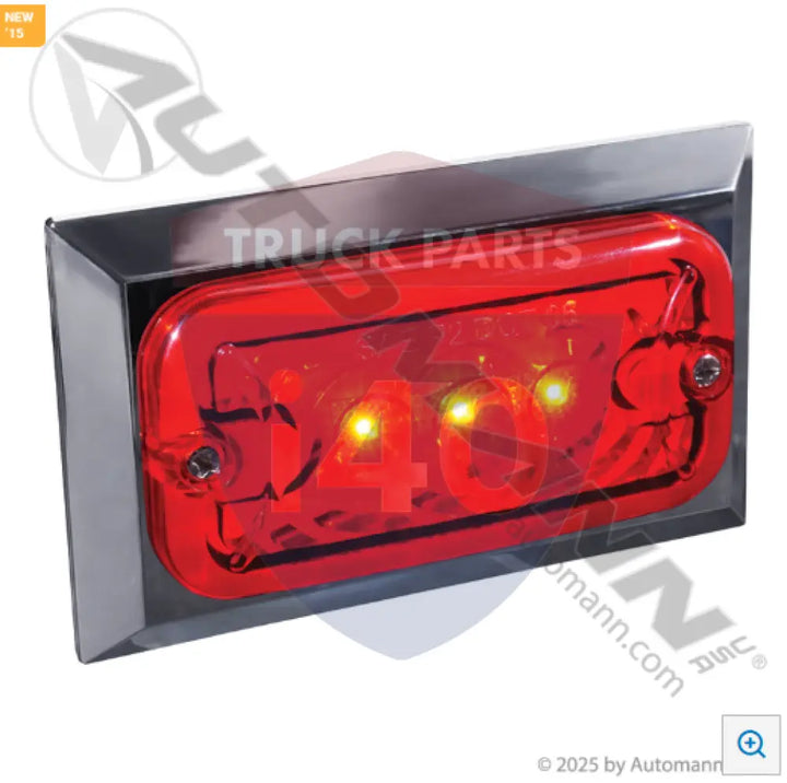 MCL71RB Marker Light LED 2-1/4in 3-3/4in Red For Optronics - Marker Light LED 2-1/4in X 3-3/4in Red