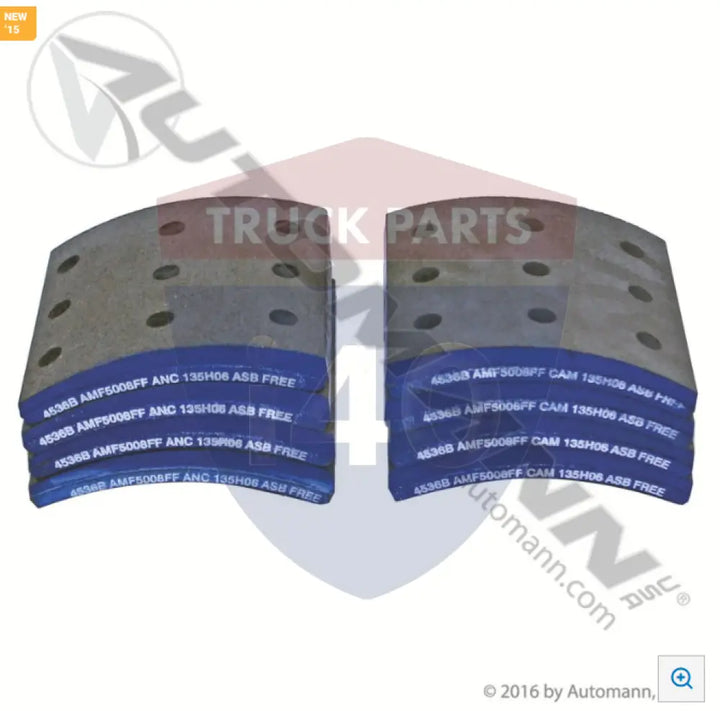 Automann 140.4536B.50 Brake Lining - 20K Lb GAWR