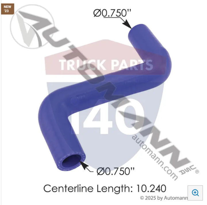 V501099070140070 Coolant Hose Molded For Kenworth - Kenworth