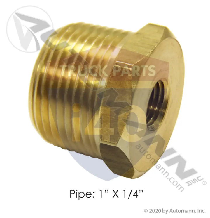 Automann 177.9110HB Bushing for Brass Pipe 1in 1/4in - Bushings