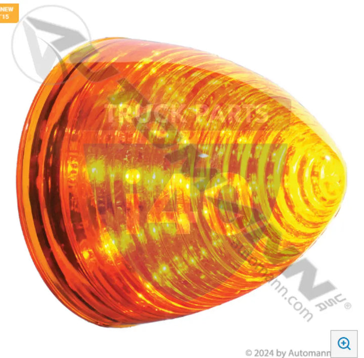 Automann 571.LD13A13 Marker Light LED 2-1/2in Beehive Amber - Marker Light LED 2-1/2in Beehive Amber