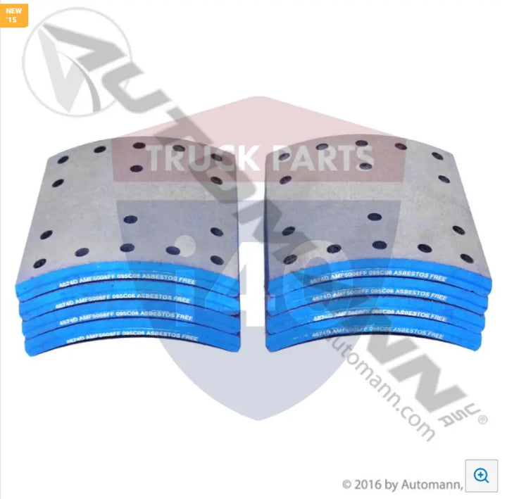 Automann 140.4674.50 Brake Lining - 20K Lb GAWR