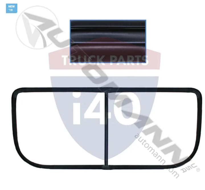 R42-1099R Curved Windshield Seal 2 Pc For Kenworth - Curved Windshield Seal 2 Pc Kenworth