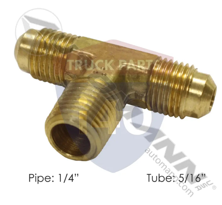 Automann 177.8455B Male Branch Tee 5/16in SAE 1/4in Pipe - Tees