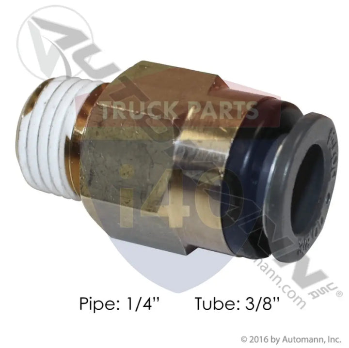 Automann 177.11686B PLC Male Connector 3/8 1/4in - Male Connectors-Composite