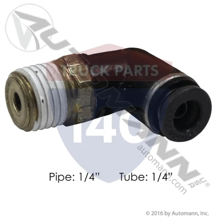 Automann 177.11694B PLC Swivel Male Elbow 1/4 1/4in - Male 90° Elbows-Composite