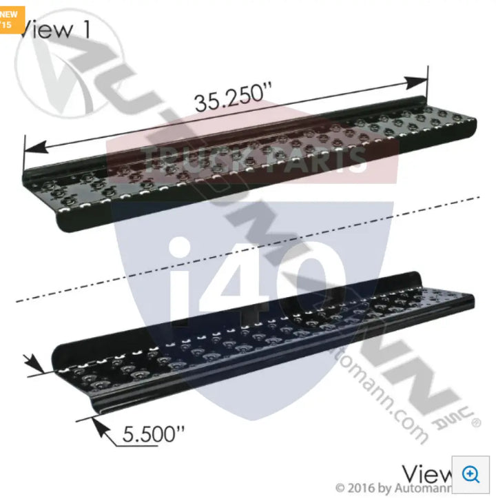 3571060C1 Fuel Tank Step 35.5in 6.0in For International - Fuel Tank Step 35.5in X 6.0in International