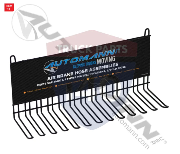 Automann CAT-HR038 Air Brake Hose Rack 3/8in - Rack Assemblies