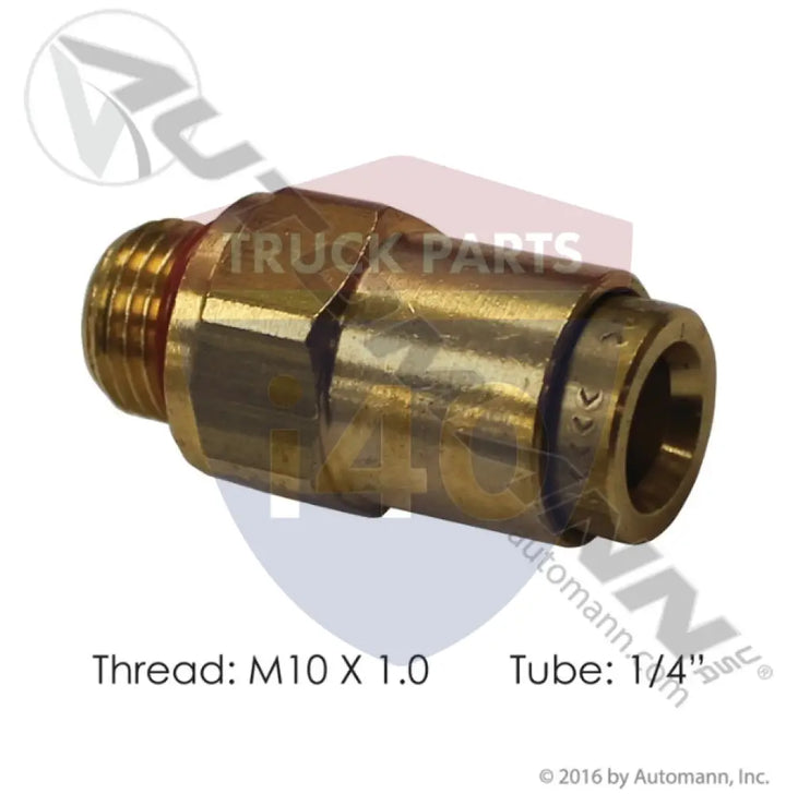 1889038PE Brass PLC Male Connector Fitting For Paccar - Male Connectors-Brass