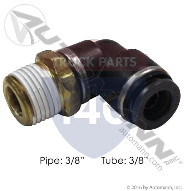 Automann 177.11696C PLC Swivel Male Elbow 3/8 3/8in - Male 90° Elbows-Composite