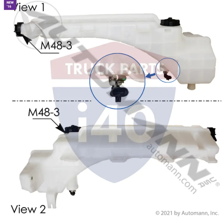 22564837 Coolant Reservoir For Volvo - Volvo/White