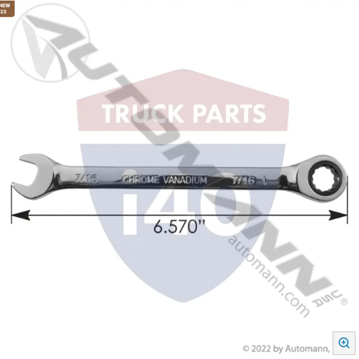 Automann 579.4114R Ratcheting Combo Wrench 7/16in - Sockets & Wrenches
