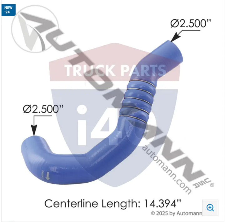 F502217 Radiator Coolant Hose Upper For Paccar - Kenworth