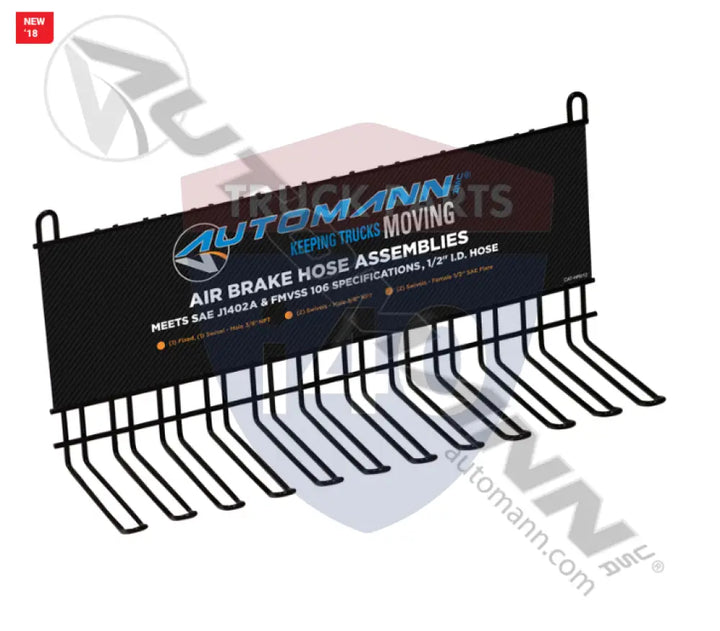 Automann CAT-HR012 Air Brake Hose Rack 1/2in - Rack Assemblies